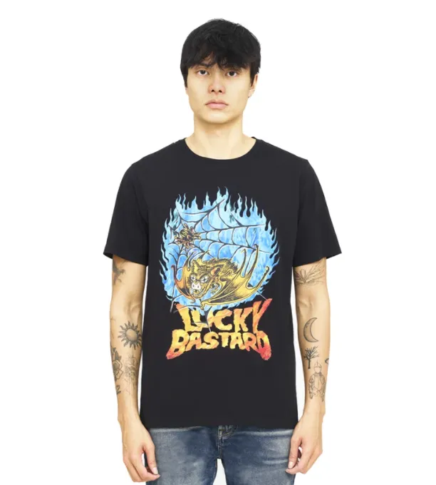 Lucky Spider Tee (Black) /D12