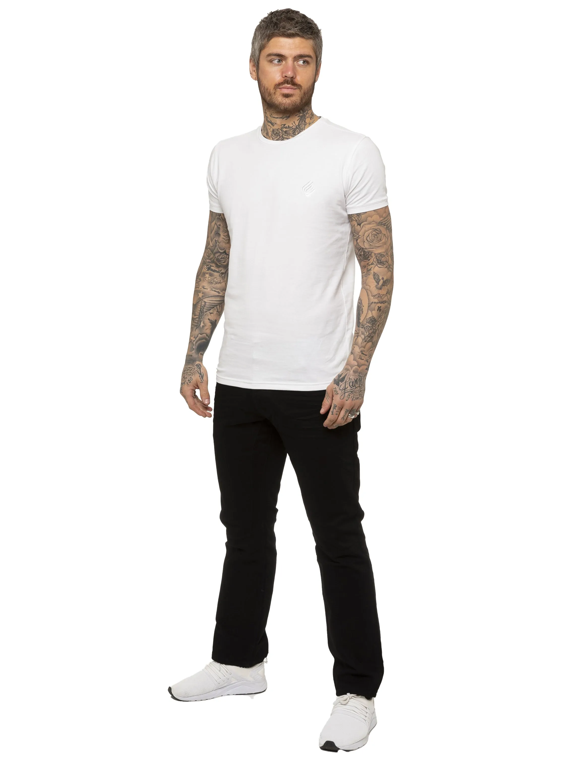 Mens Designer Straight Leg Regular Fit Denim | Enzo Designer Menswear