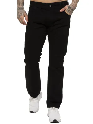 Mens Designer Straight Leg Regular Fit Denim | Enzo Designer Menswear