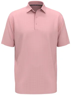 Mens Gingham Print Golf Polo