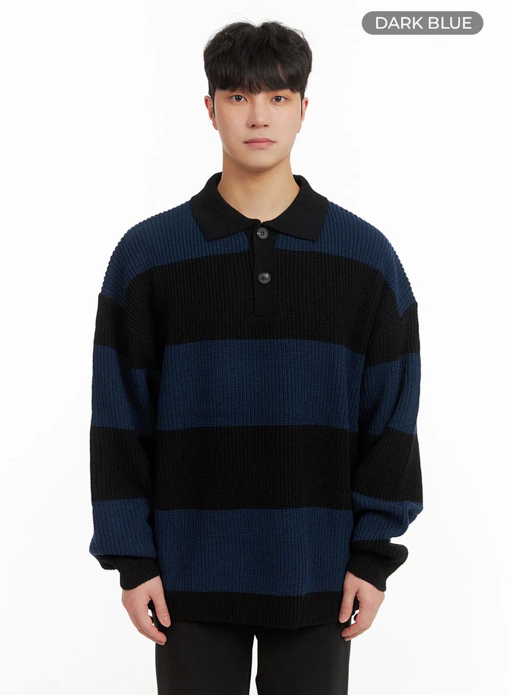 Men's Polo Knit Sweater IA402