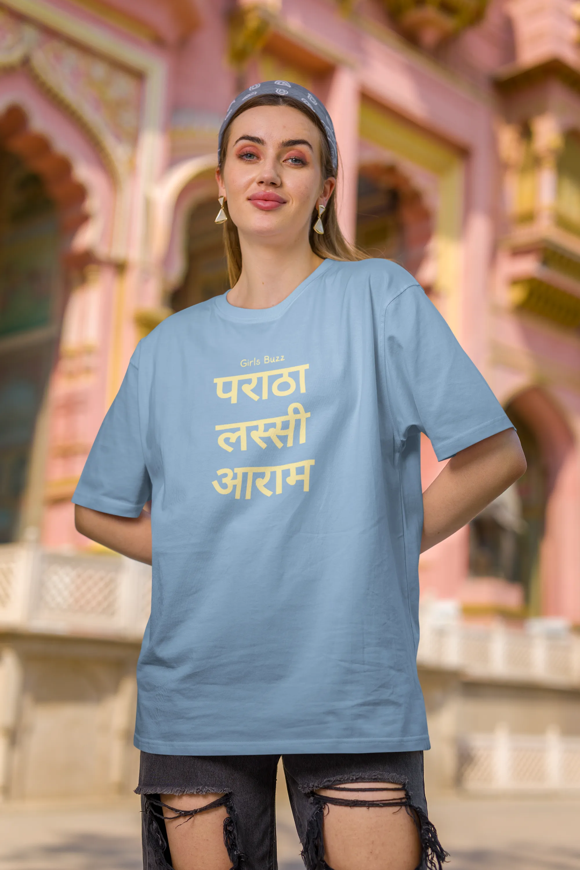 Paratha Lassi Aaram Oversized Tee