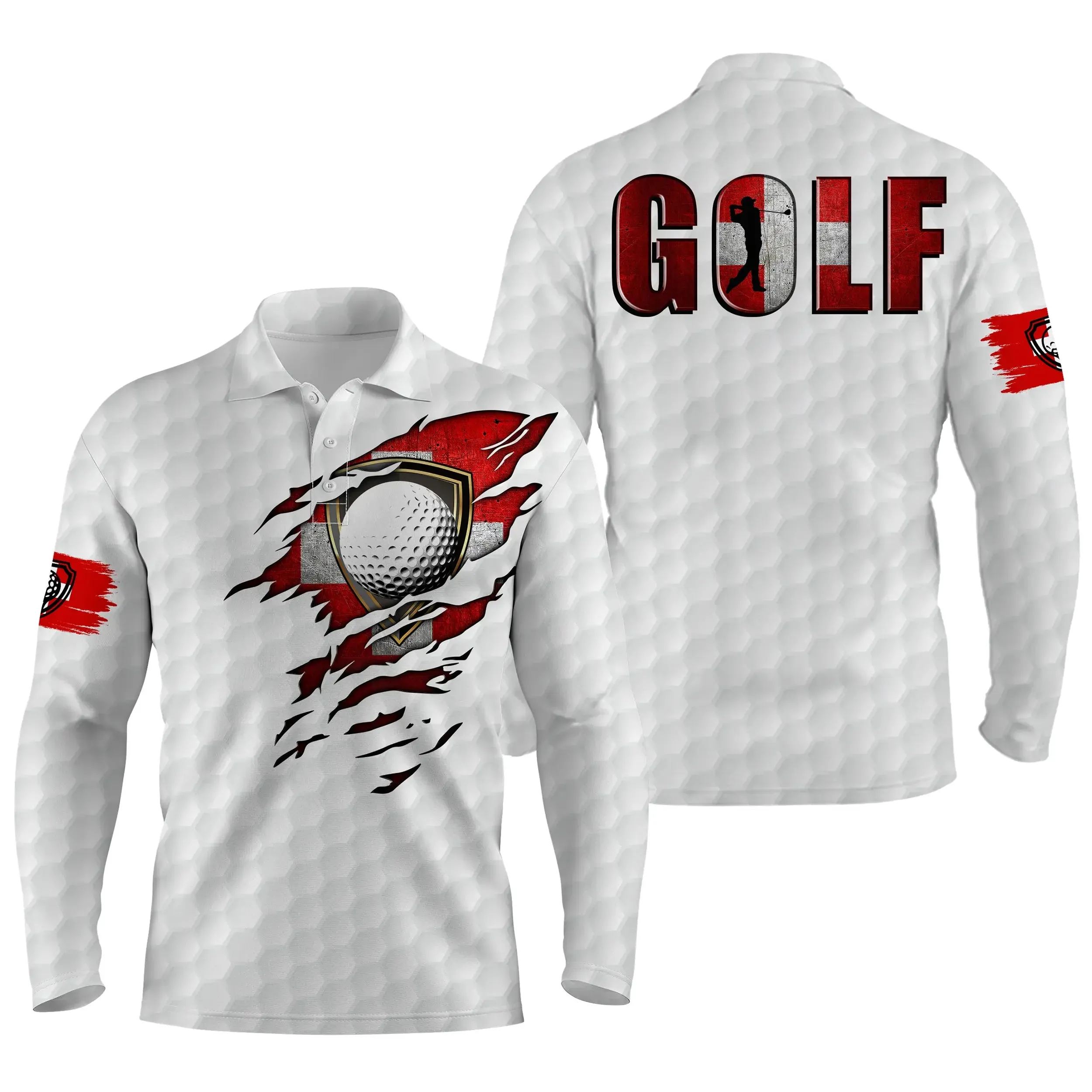 Polo de Golf Homme Et Femme, Golf En Suisse, Cadeau Golfeur - CT10092221