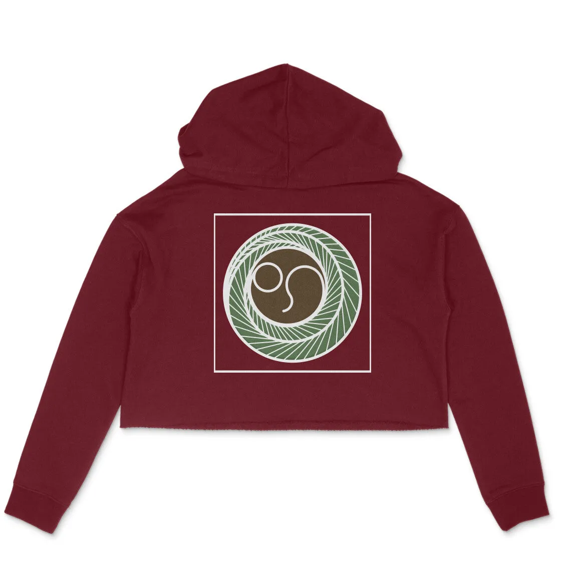 "A" akshara  - WOMEN'S KANNADA CROP HOODIE