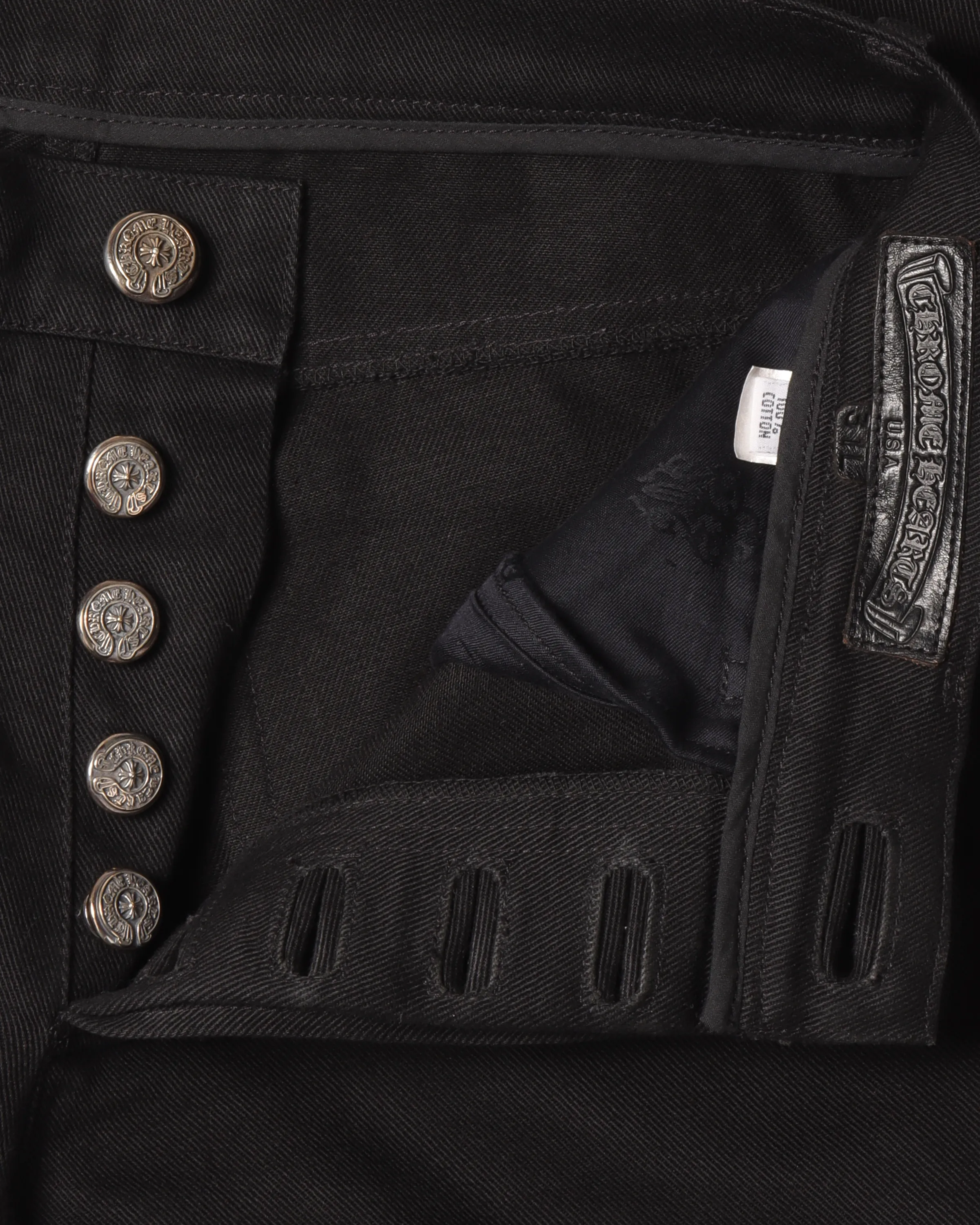 "Fleur De Lis" Cross Patch Denim