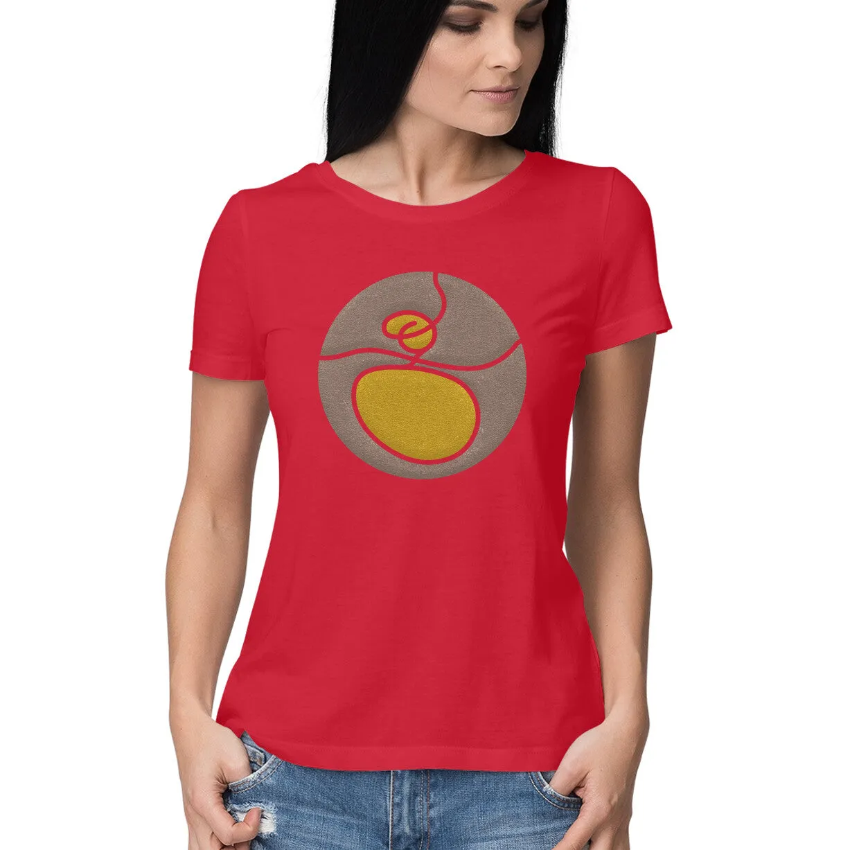 "KA" akshara  - WOMEN'S KANNADA T-SHIRT