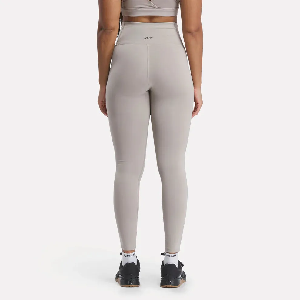 REEBOK WOMEN'S LUX HW GREY TIGHTS