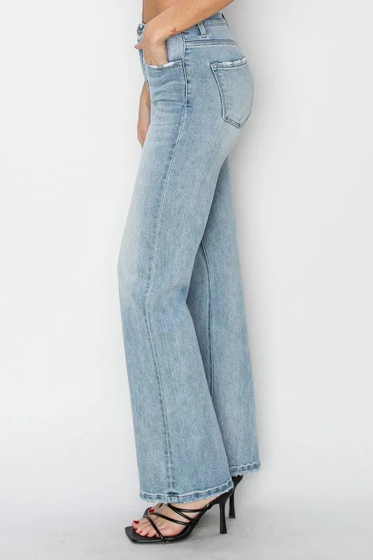 Risen Jeans High Rise Straight Jeans