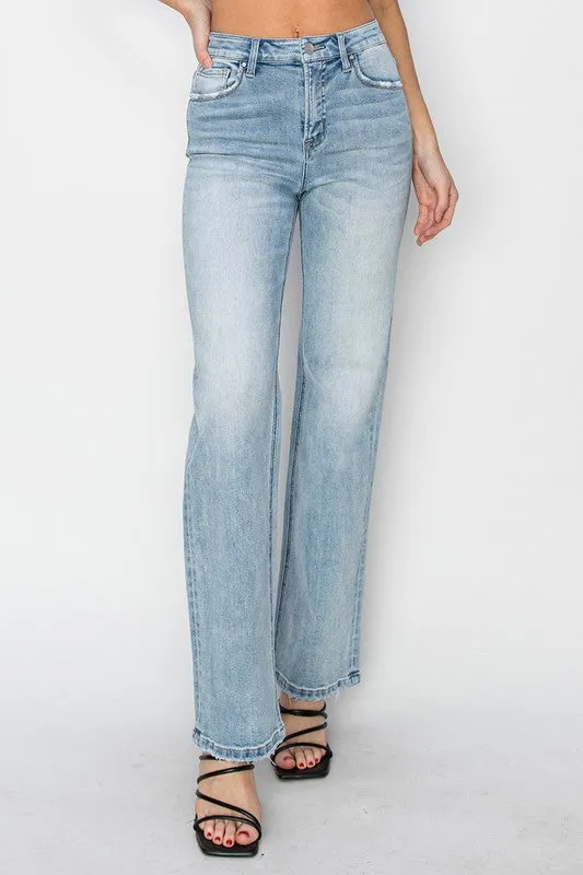 Risen Jeans High Rise Straight Jeans