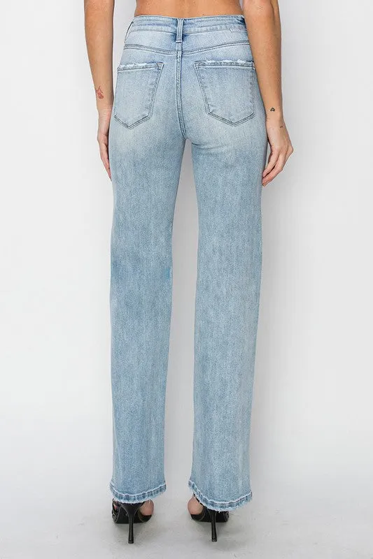 Risen Jeans High Rise Straight Jeans