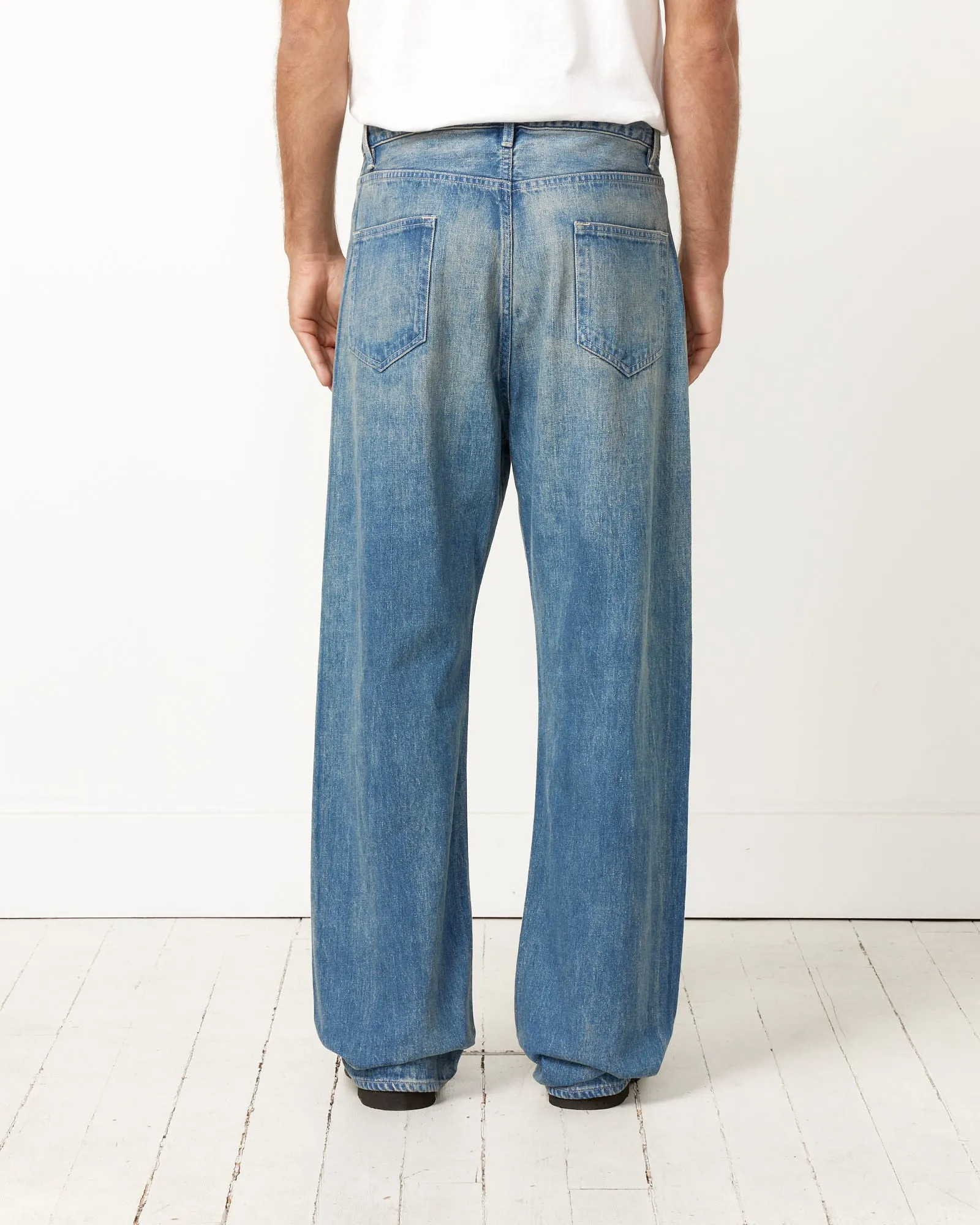 Selvedge Faded Denim Pant