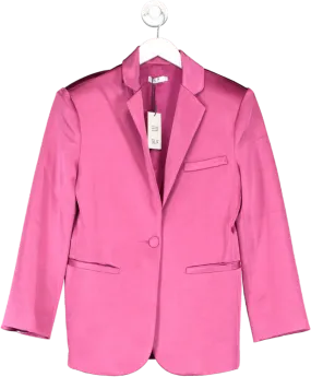 SLA the label Pink Oversized Blazer UK XXS