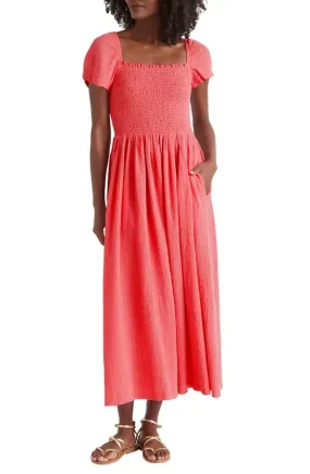 Tai Midi Dress - Guava