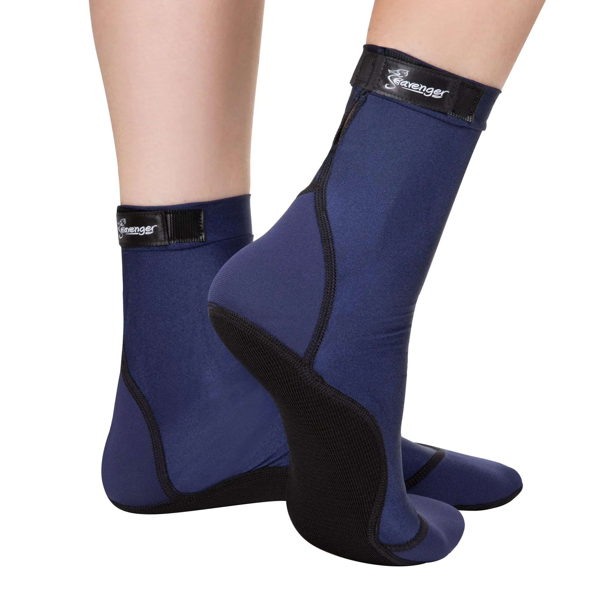 Tall SeaSnug Beach Socks - Dark Blue