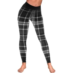 TRP Twisted Patterns 06: Digital Plaid 01-06A Designer Low Rise Leggings