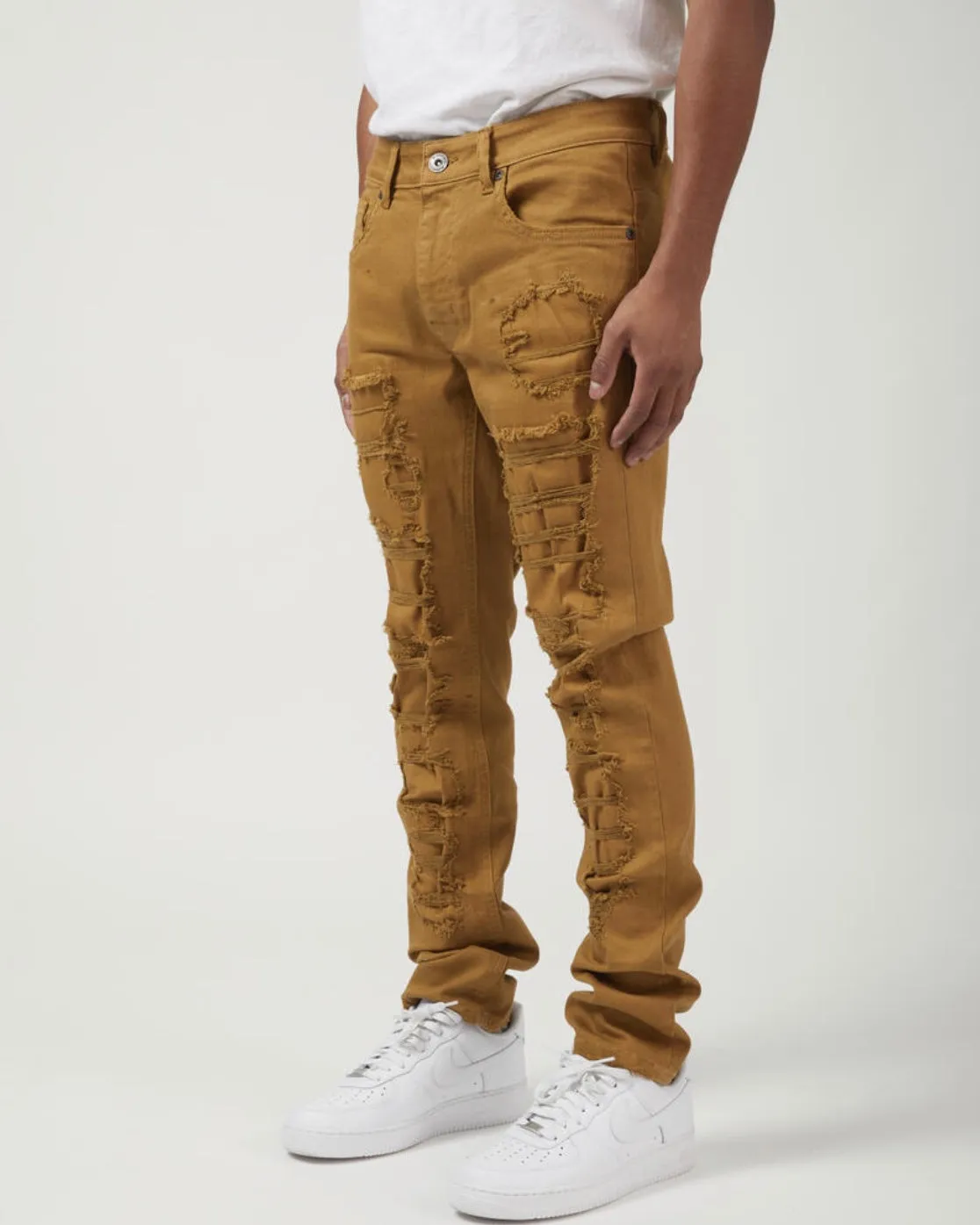 Twill Rip & Repair Jeans