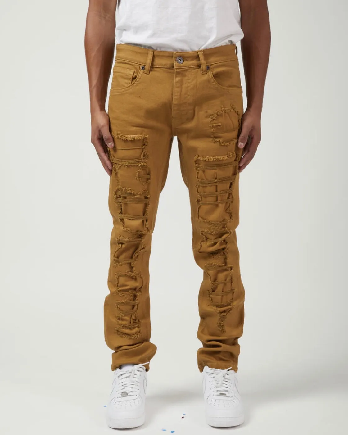 Twill Rip & Repair Jeans