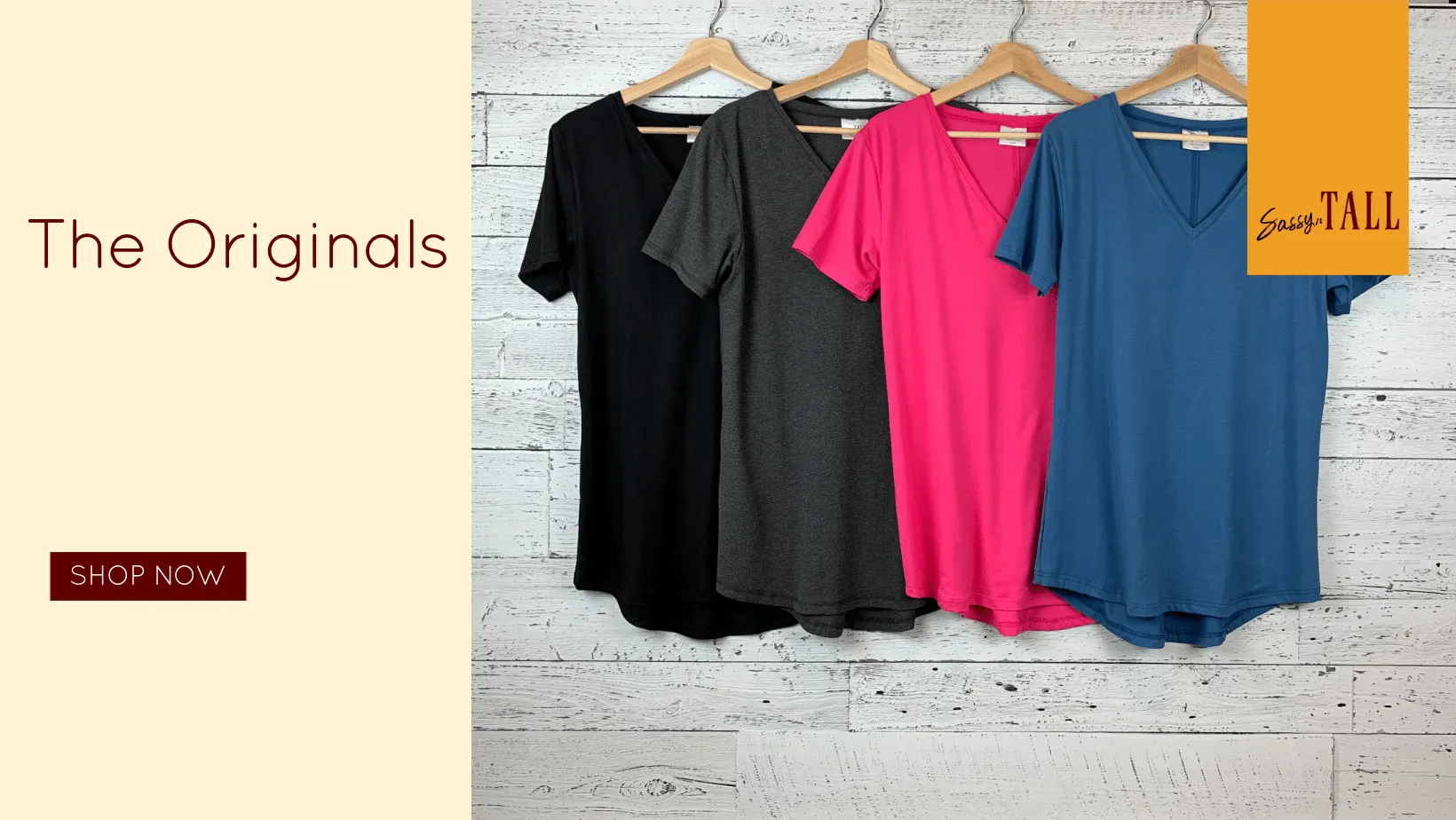 V-Neck T-Shirt for Tall Women.