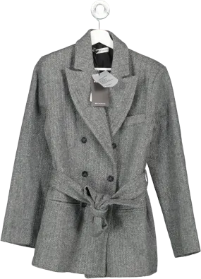 WAT. THE BRAND Grey Belted Ted Blazer UK 10