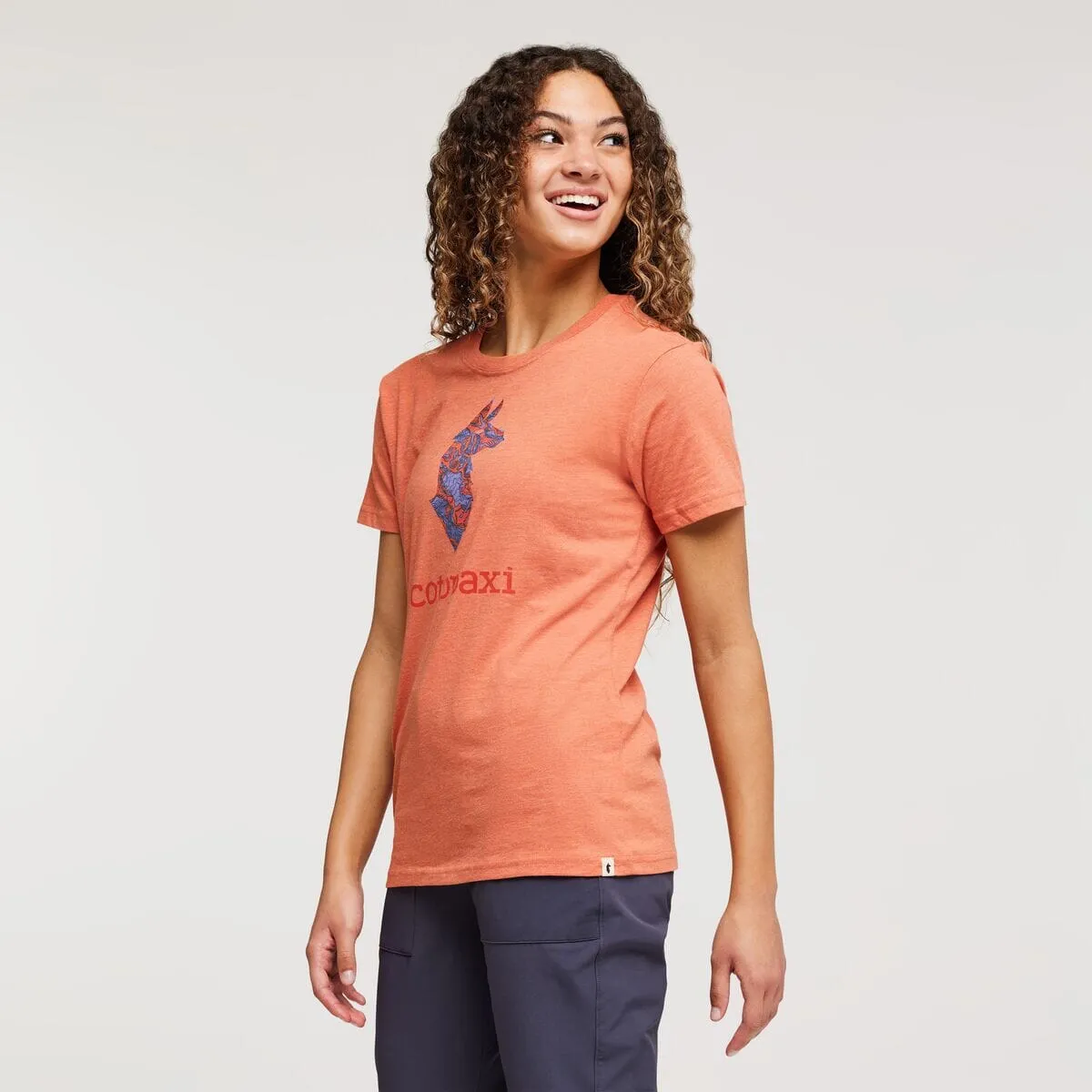 W's Altitude Llama Organic T-Shirt - Organic cotton & Recycled polyester