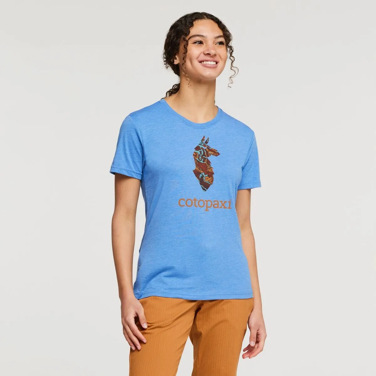 W's Altitude Llama Organic T-Shirt - Organic cotton & Recycled polyester