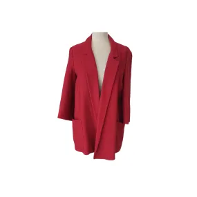 ZARA Red Open Front Blazer | Gently used |